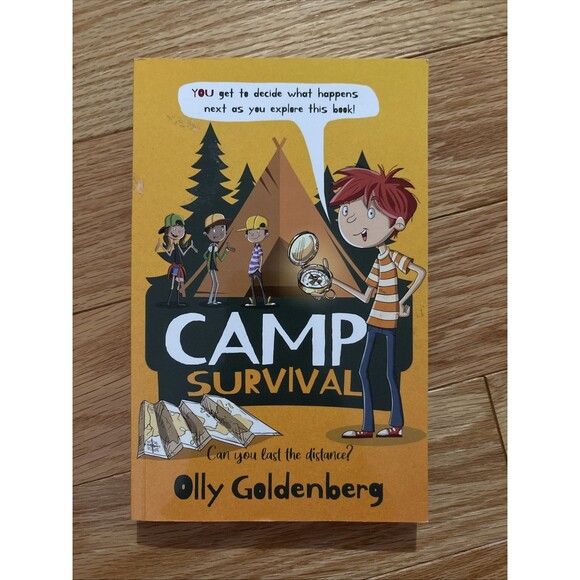 Other - Camp Survival by Olly Goldenberg NEW - Where The Story Goes Is Based On Choices